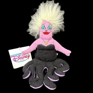 Ursula The Little Mermaid Villain Vintage Disney Store Bean Plush 5.5" New Tags